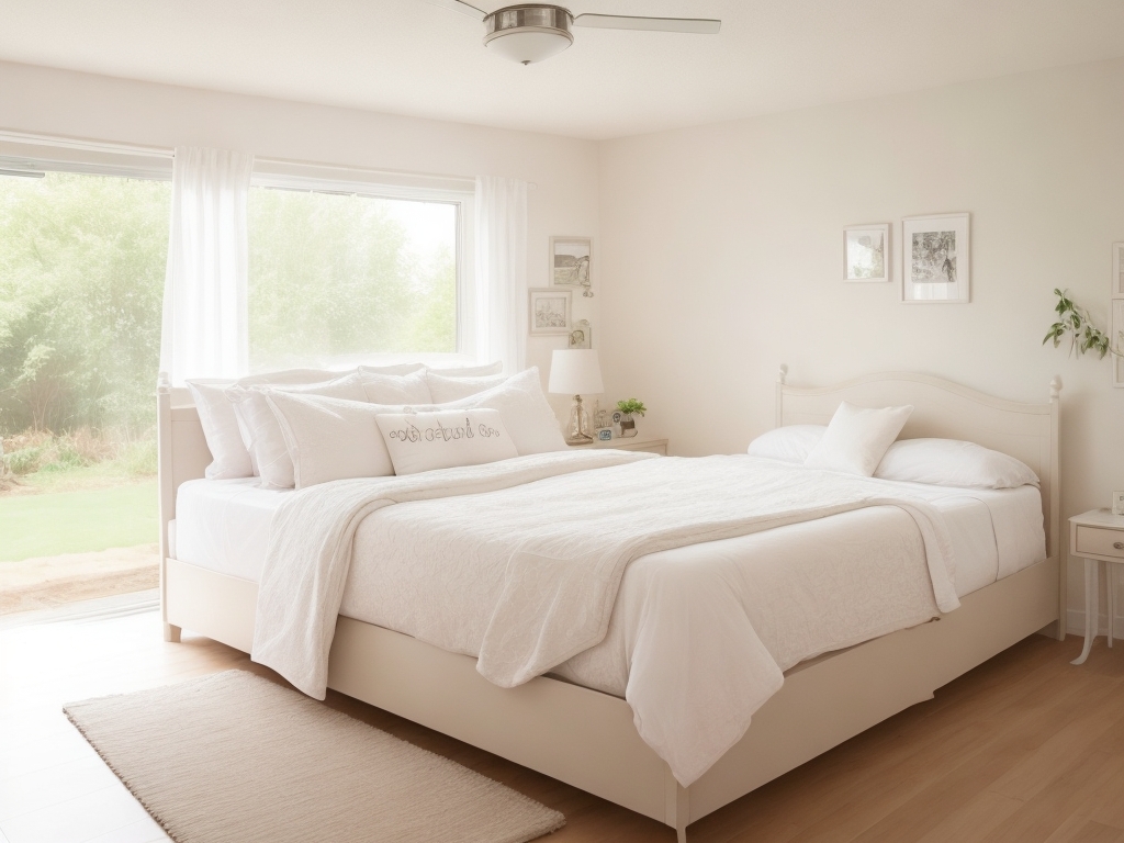 DreamShaper v7 I want a comfortable bedroom 3